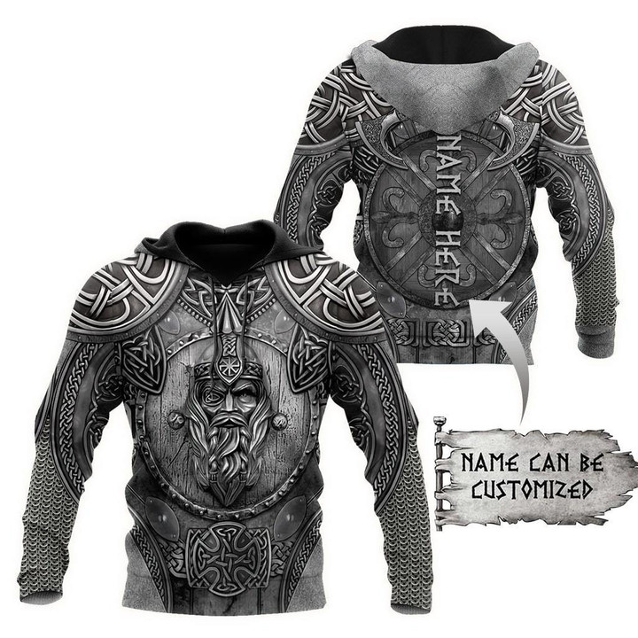 Viking 3D Custom Name 3D All Over Print Hoodie Sweatshirt