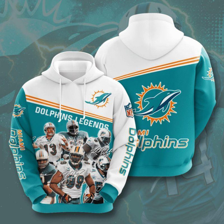 NFL Miami Dolphins Legends 3D Full Printing N98 3D All Over Print Hoodie, Zip Hoodie, Sweatshirt