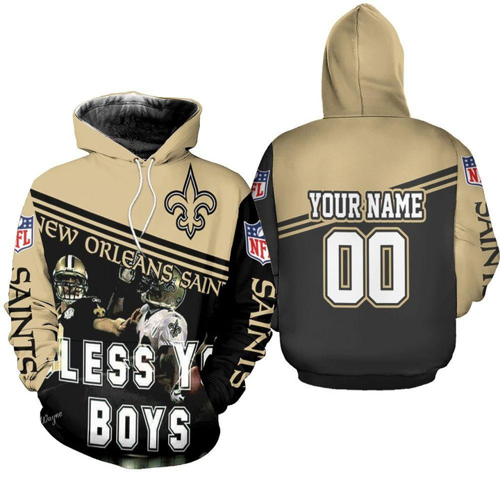 New Orleans Saints 2022 NFL Season Bless You Boys Who Dat Legends Personalized 3D All Over Print Hoodie, Zip Hoodie, Sweatshirt