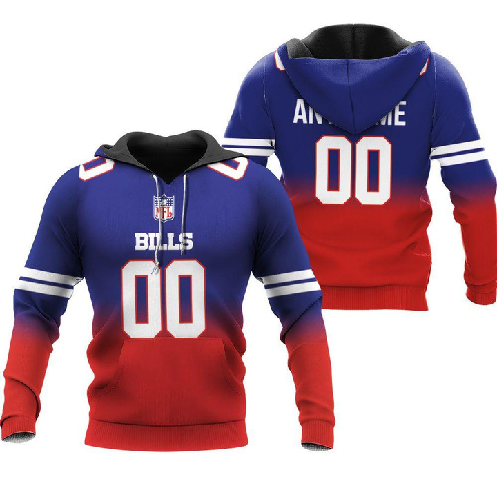 Buffalo Bills NFL American Football Team Royal Color Crash Personalized 3D All Over Print Hoodie, Zip Hoodie, Sweatshirt