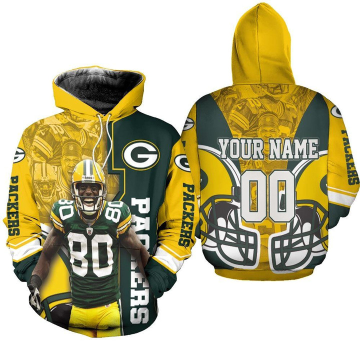 Green Bay Packers NFL Donald Driver Great Player Best Team Personalized 3D All Over Print Hoodie, Zip Hoodie, Sweatshirt