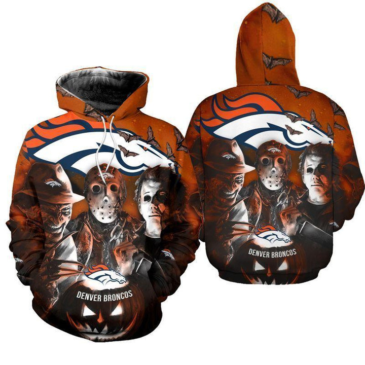 NFL Denver Broncos 3D All Over Print Hoodie, Zip Hoodie, Sweatshirt