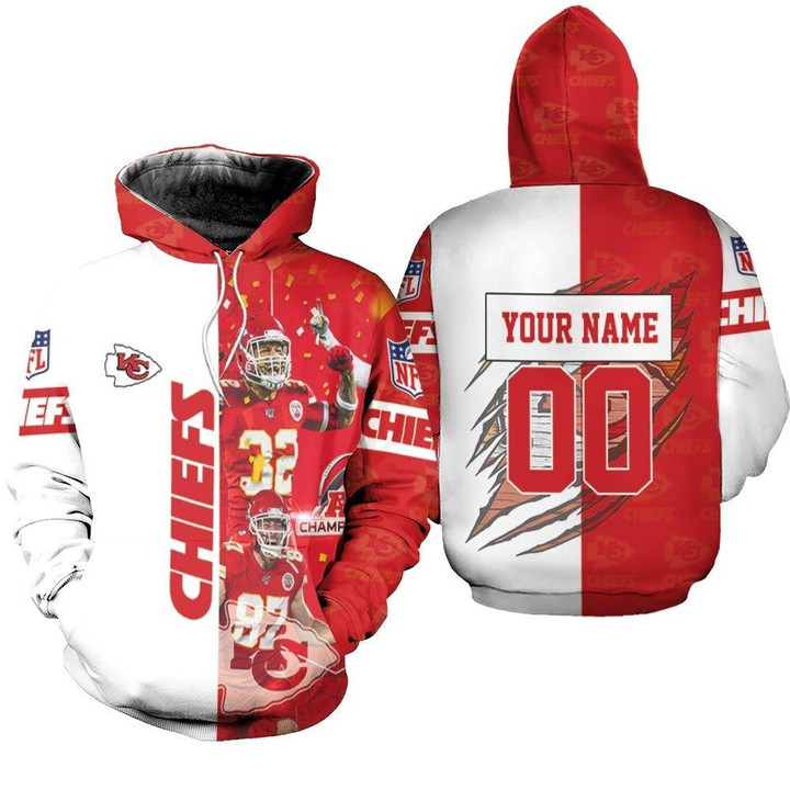 NFL 2022 Kansas City Chiefs Afc West Division Champion Great Team Personalized 3D All Over Print Hoodie, Zip Hoodie, Sweatshirt