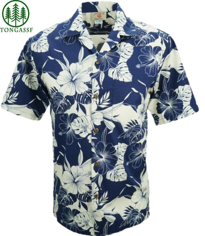 Hibiscus Leaf Hawaiian Shirt
