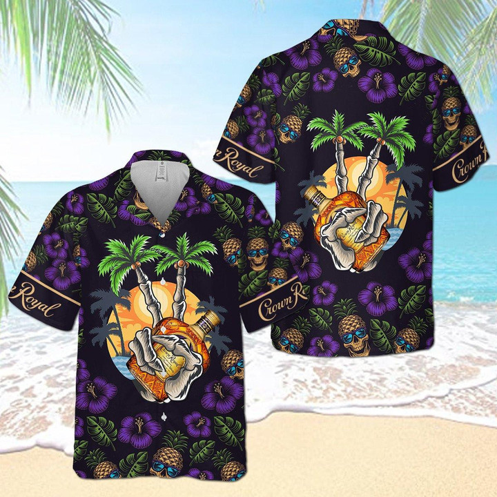 Crown Royal Beach Hawaiian Shirt