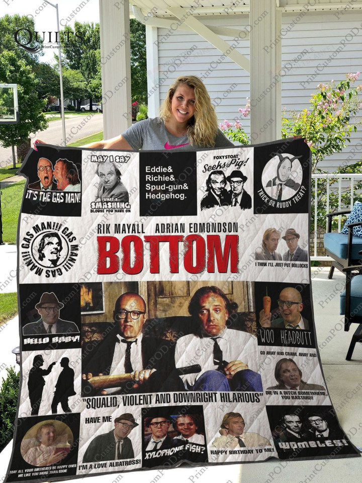 Bottom T-Shirt Quilt Blanket, Gift for Christmas, Thanksgiving, Perfect Holiday Gift, Cozy Gift for All Occasions
