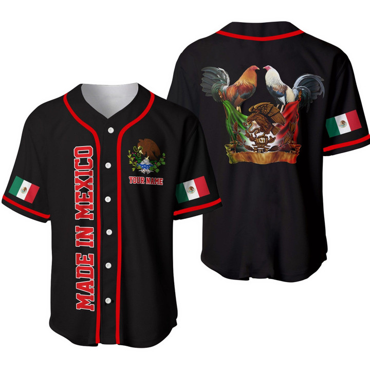 Made In Mexico Personalized Name Baseball Jersey