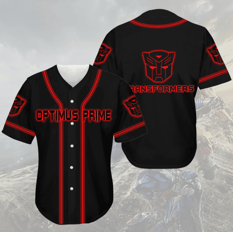 Transformers Ramp Baseball Optimus Prime Transformers Baseball Jersey Shirt - Fadogear