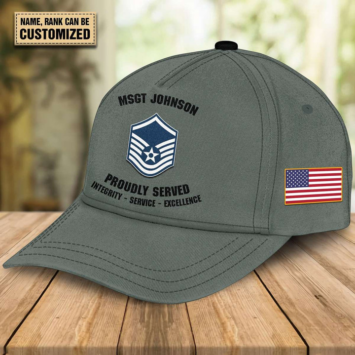 USAF Veteran Personalized Classic Cap 04