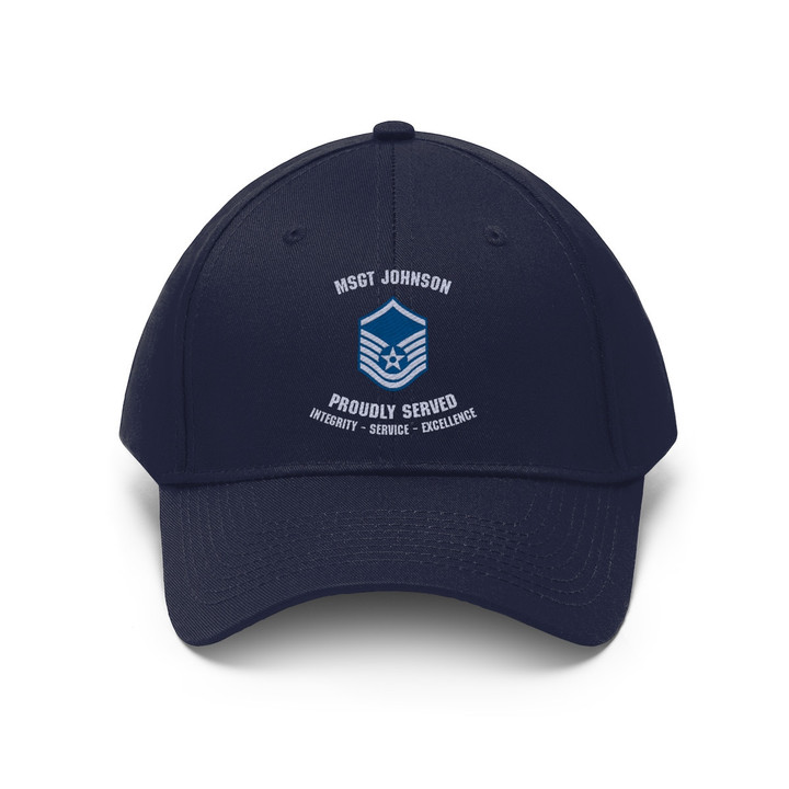 AF Veteran - Personalized Embroidered Unisex Twill Hat