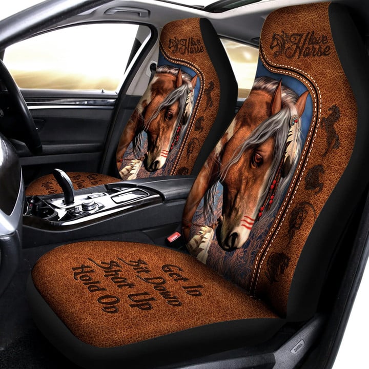 Love Horse - Car Seat Covers - Universal Fit - Set 2