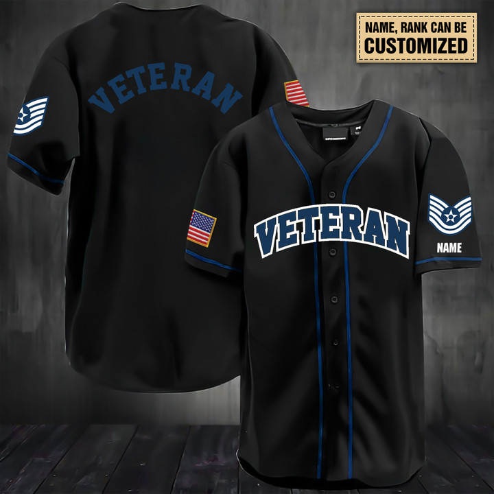 AF Veteran 1976 - Personalized Baseball Jersey 01
