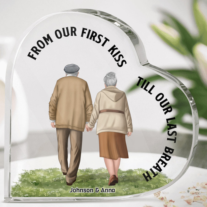 Personalized Memorial Gift Heart Shaped Acrylic Plaque