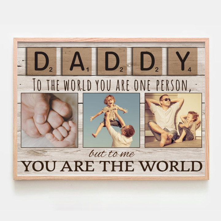 Personalized Daddy, Title Landscape Poster