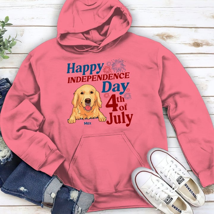 Happy Independence Day - 4th Of July - Personalized Custom Hoodie