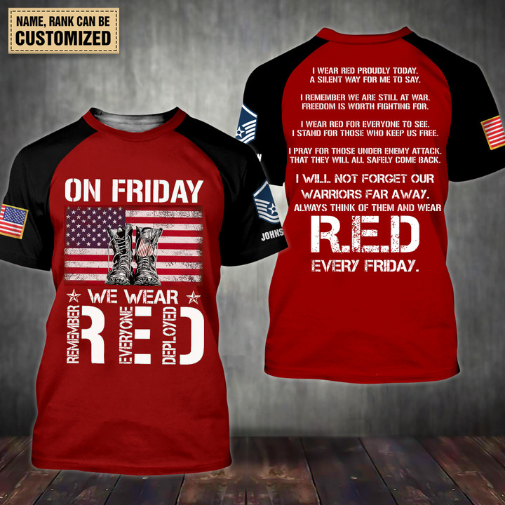 AF Veteran - Personalized Onfriday T-shirt