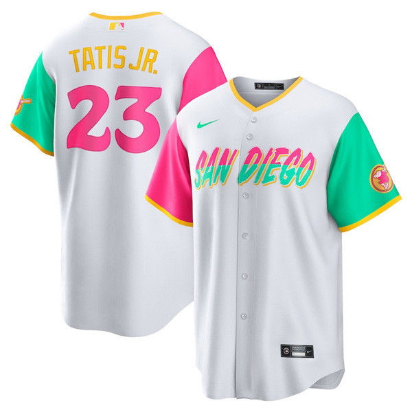 San Diego Padres Cool Base "Vibrant" City Connect Jersey 2022 - All Stitched