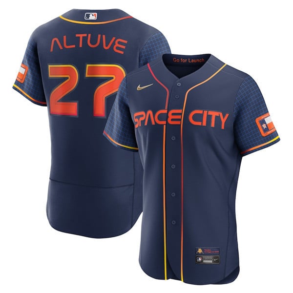 Houston Astros Flex Base Space City Jersey - All Stitched