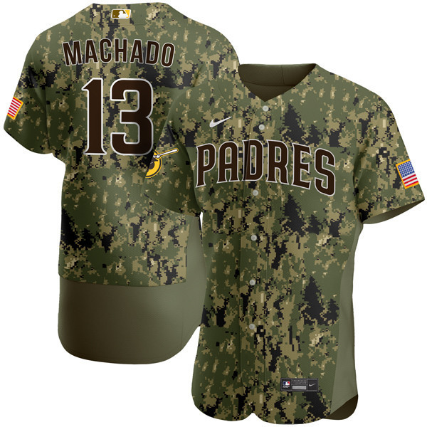 San Diego Padres Flex Base Camouflage Player Jersey - All Stitched