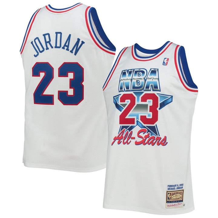 Michael Jordan Eastern Conference Mitchell and Ness Hardwood Classics 1992 NBA All-Star Game Jersey - All Stitched