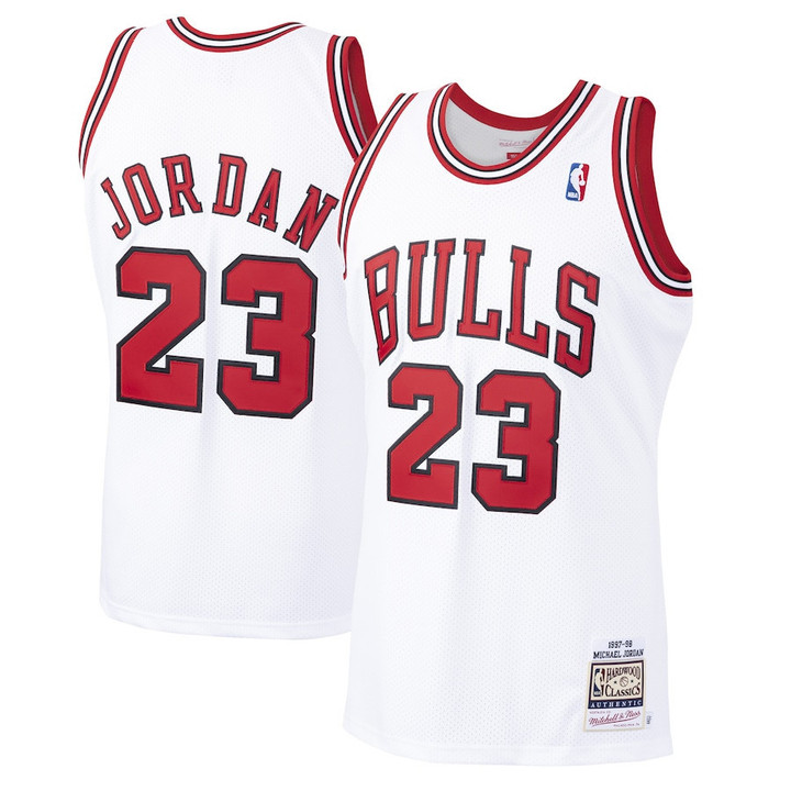 Michael Jordan Chicago Bulls Mitchell & Ness 1997-98 Hardwood Classics Jersey - All Stitched