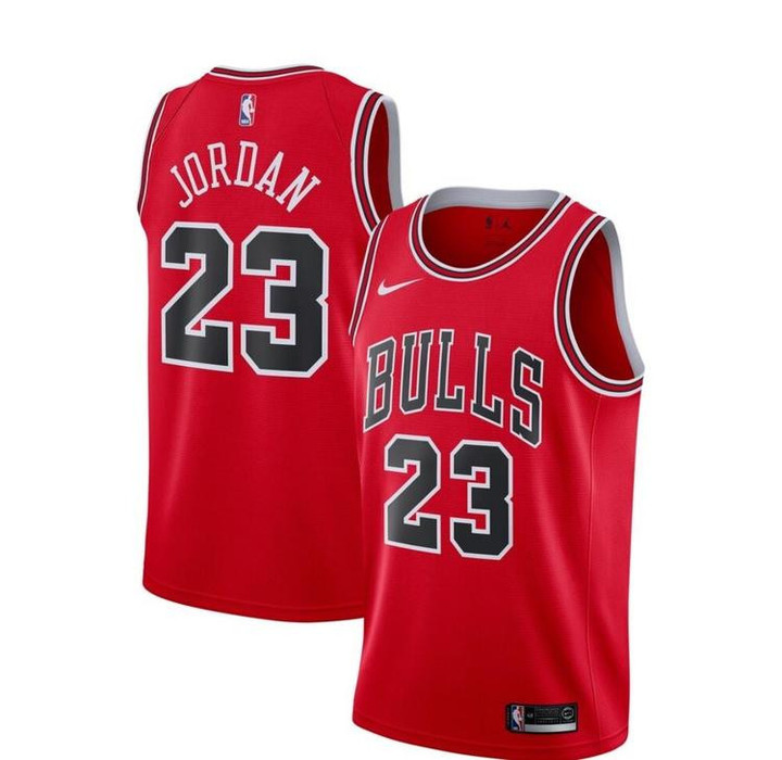 Michael Jordan Chicago Bulls Red Jersey - All Stitched