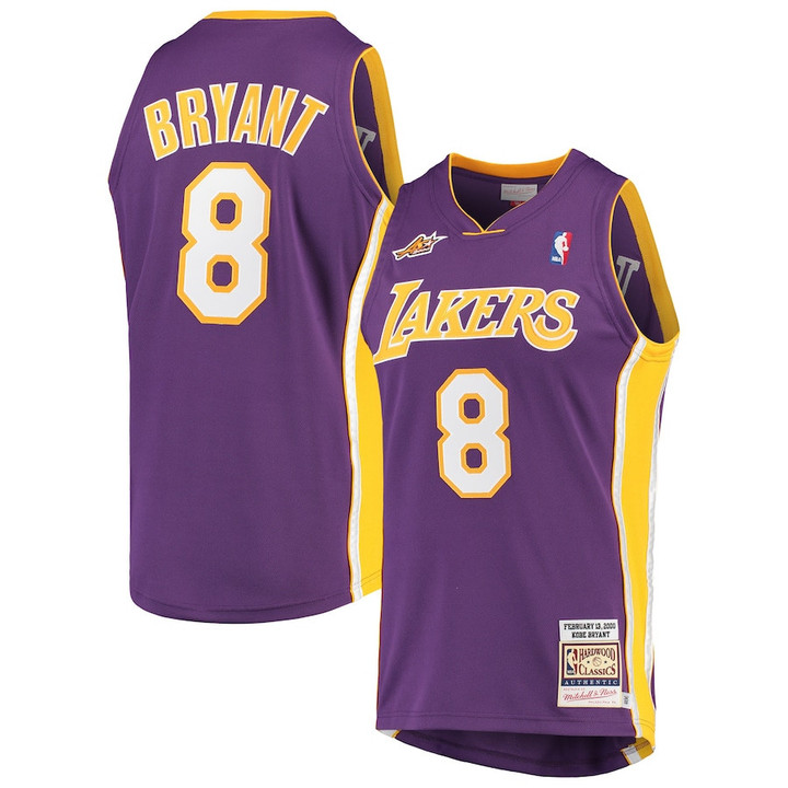 Kobe Bryant Los Angeles Lakers Mitchell & Ness 2000 NBA All-Star Game Hardwood Classics Jersey - Purple - All Stitched