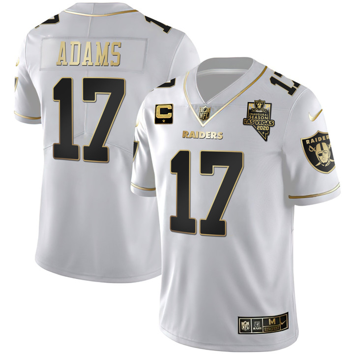 Men's Raiders Inaugural Season Patch Gold & Split Jersey - All Stitched