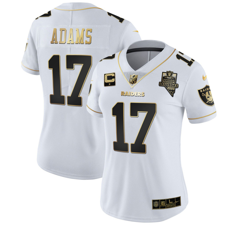 Women's Raiders Inaugural Season Patch Gold & Split Jersey - All Stitched