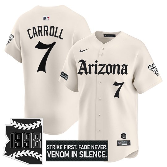 Men's Arizona Diamondbacks 'Gothic Desert Fang Edition' Vapor Premier Limited Jersey - All Stitched