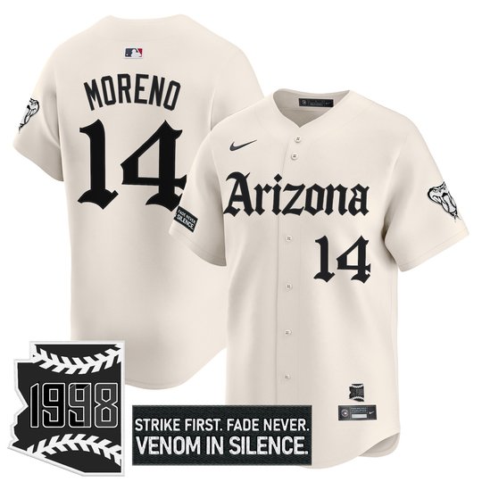 Men's Arizona Diamondbacks 'Gothic Desert Fang Edition' Vapor Premier Limited Jersey - All Stitched