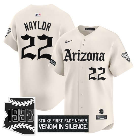 Men's Arizona Diamondbacks 'Gothic Desert Fang Edition' Vapor Premier Limited Jersey - All Stitched