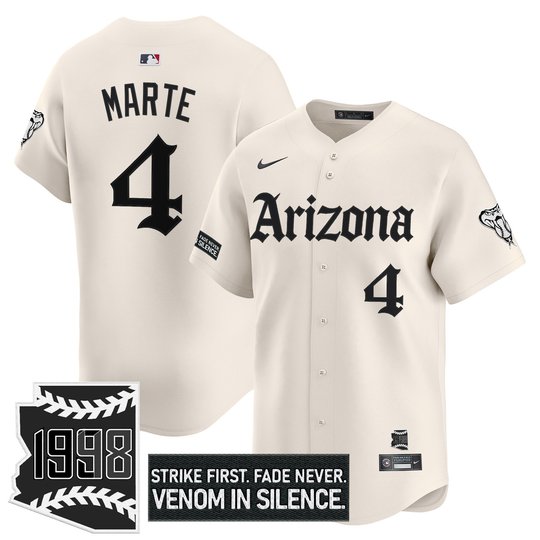 Men's Arizona Diamondbacks 'Gothic Desert Fang Edition' Vapor Premier Limited Jersey - All Stitched