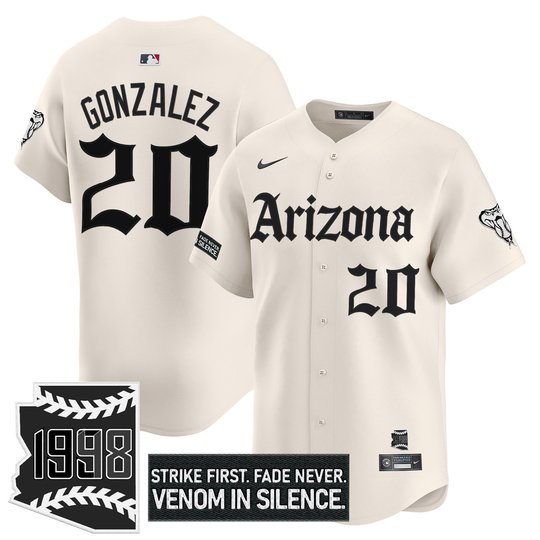 Men's Arizona Diamondbacks 'Gothic Desert Fang Edition' Vapor Premier Limited Jersey - All Stitched