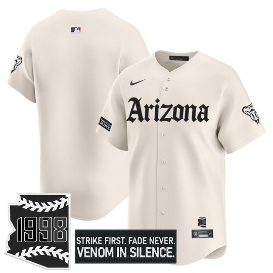 Men's Arizona Diamondbacks 'Gothic Desert Fang Edition' Vapor Premier Limited Jersey - All Stitched