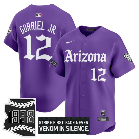 Men's Arizona Diamondbacks 'Gothic Desert Fang Edition' Vapor Premier Limited Jersey - All Stitched