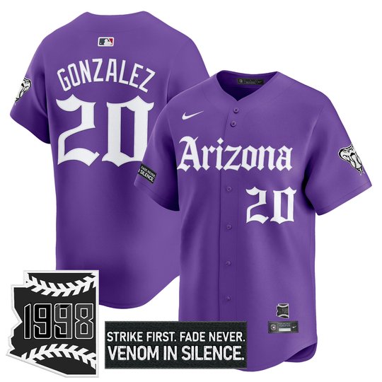 Men's Arizona Diamondbacks 'Gothic Desert Fang Edition' Vapor Premier Limited Jersey - All Stitched