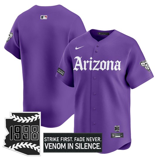 Men's Arizona Diamondbacks 'Gothic Desert Fang Edition' Vapor Premier Limited Jersey - All Stitched