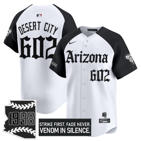 Men's Arizona Diamondbacks 'Gothic Desert Fang Edition' Vapor Premier Limited Jersey - All Stitched