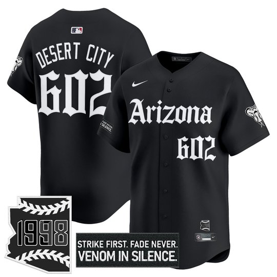 Men's Arizona Diamondbacks 'Gothic Desert Fang Edition' Vapor Premier Limited Jersey - All Stitched