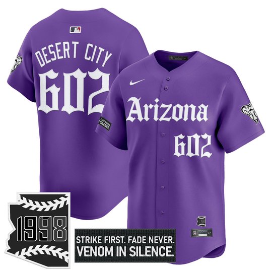 Men's Arizona Diamondbacks 'Gothic Desert Fang Edition' Vapor Premier Limited Jersey - All Stitched