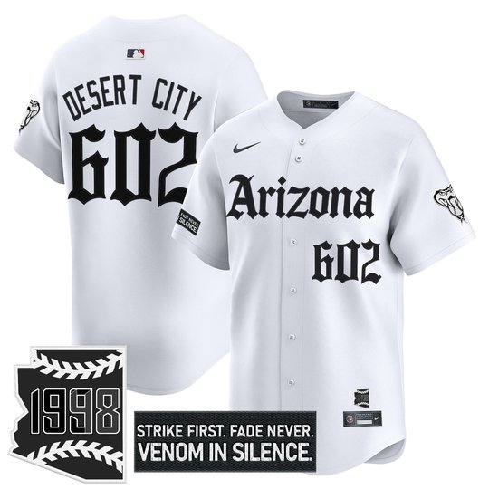 Men's Arizona Diamondbacks 'Gothic Desert Fang Edition' Vapor Premier Limited Jersey - All Stitched