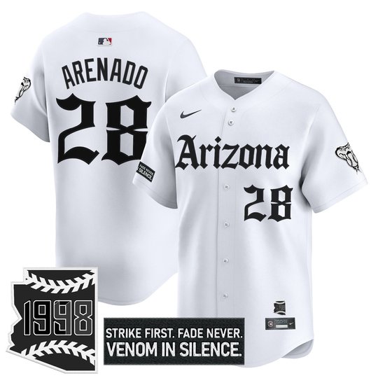 Men's Arizona Diamondbacks 'Gothic Desert Fang Edition' Vapor Premier Limited Jersey - All Stitched
