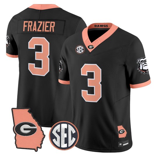 Men's Georgia Bulldogs The Big Peach Vapor Limited Jersey - All Stitched