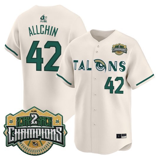 Men's Size - Utah Talons 2026 Back-To-Back Athletes Unlimited Softball League (AUSL) Champions Vapor Premier Limited Jersey - All Stitched