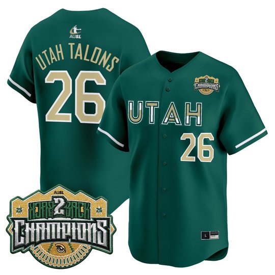 Men's Size - Utah Talons 2026 Back-To-Back Athletes Unlimited Softball League (AUSL) Champions Vapor Premier Limited Jersey - All Stitched