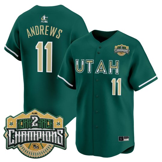 Men's Size - Utah Talons 2026 Back-To-Back Athletes Unlimited Softball League (AUSL) Champions Vapor Premier Limited Jersey - All Stitched