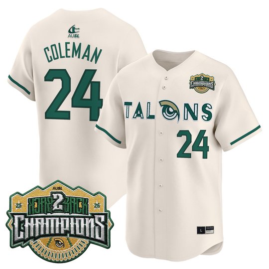 Men's Size - Utah Talons 2026 Back-To-Back Athletes Unlimited Softball League (AUSL) Champions Vapor Premier Limited Jersey - All Stitched