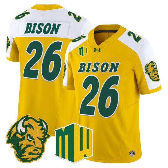 Men's North Dakota State Bison 2026 Vapor Limited Jersey - All Stitched