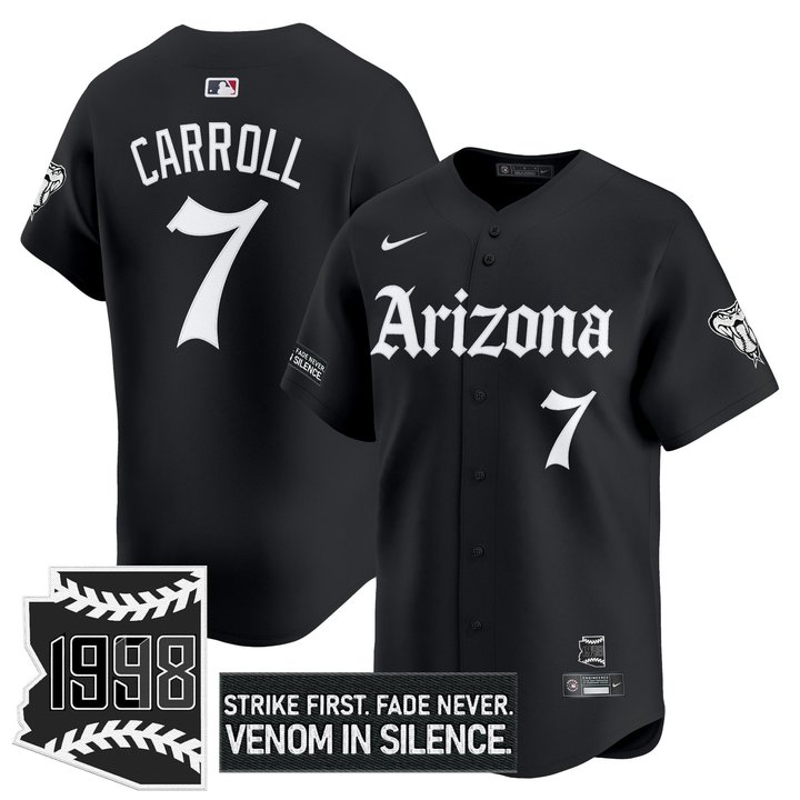 Men's Arizona Diamondbacks 'Gothic Desert Fang Edition' Vapor Premier Limited Jersey - All Stitched